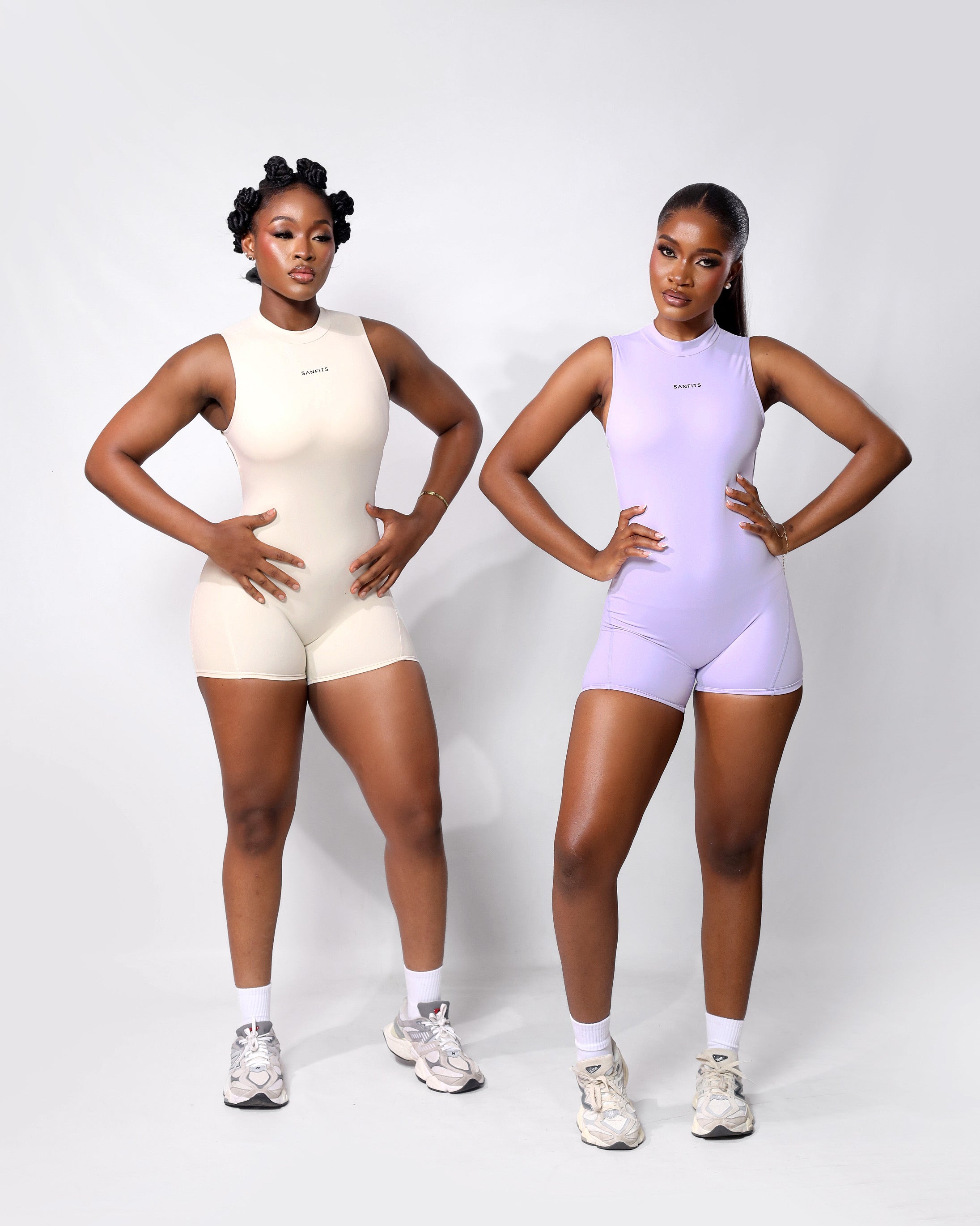Curved shaped romper